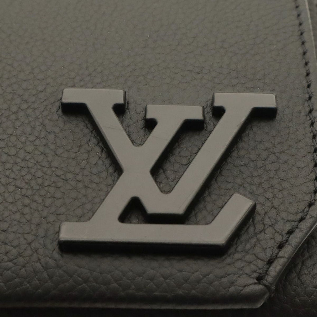 Louis Vuitton LV Aerogram Take Off Sling Bum Bag Noir Black — view 4