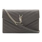 Saint Laurent Paris YSL Cassandra Envelope Chain Wallet Shoulder Bag 2-Way