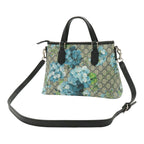 Gucci GG Blooms Tote 2-Way Shoulder Bag Crossbody Leather Flower Floral Pattern — view 2