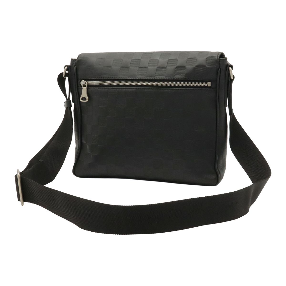 Louis Vuitton Damier Infini District PM Shoulder Bag Crossbody Onyx Black — view 2