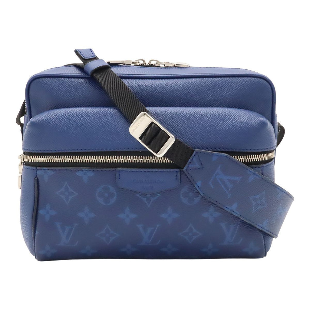Louis Vuitton Taigarama Outdoor Messenger PM Shoulder Bag Crossbody Cobalt Blue
