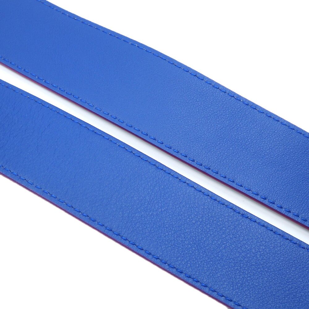 Fendi Strap You Long Shoulder Python Blue Gold Belt Bag — view 6