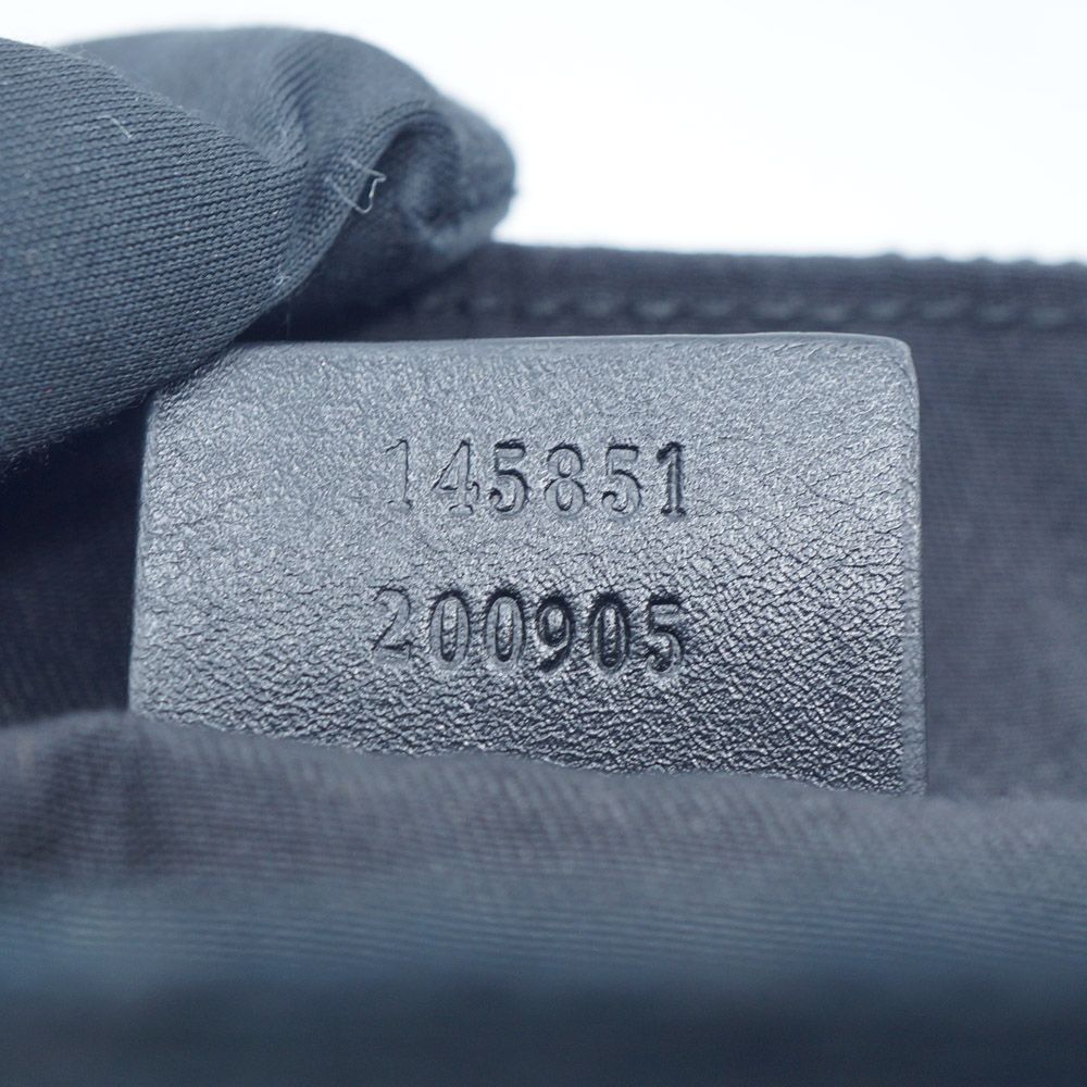 Gucci Belt Bag GG Canvas Black Silver — view 6