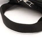 Bottega Veneta Intrecciato 2-Way Shoulder Bag Rubber Fabric Black — view 5