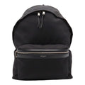 Saint Laurent Paris YSL City Backpack Nylon Canvas Black