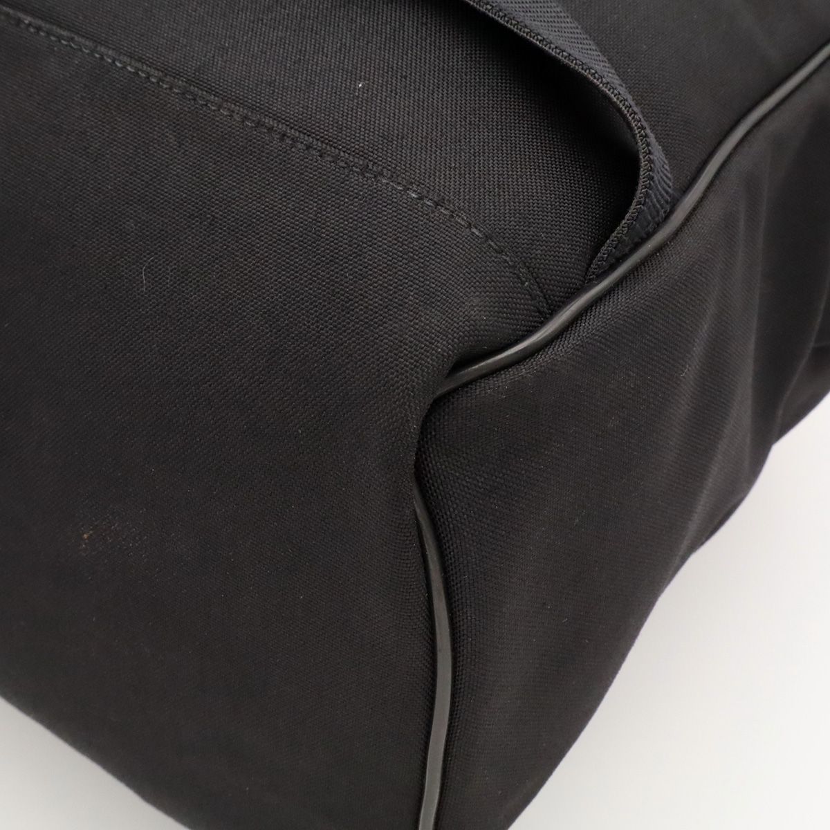 Saint Laurent Paris YSL City Backpack Nylon Canvas Black — view 3