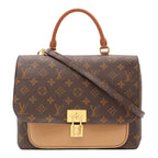 Louis Vuitton Monogram Marignan 2-Way Shoulder Bag Crossbody Leather Sesame