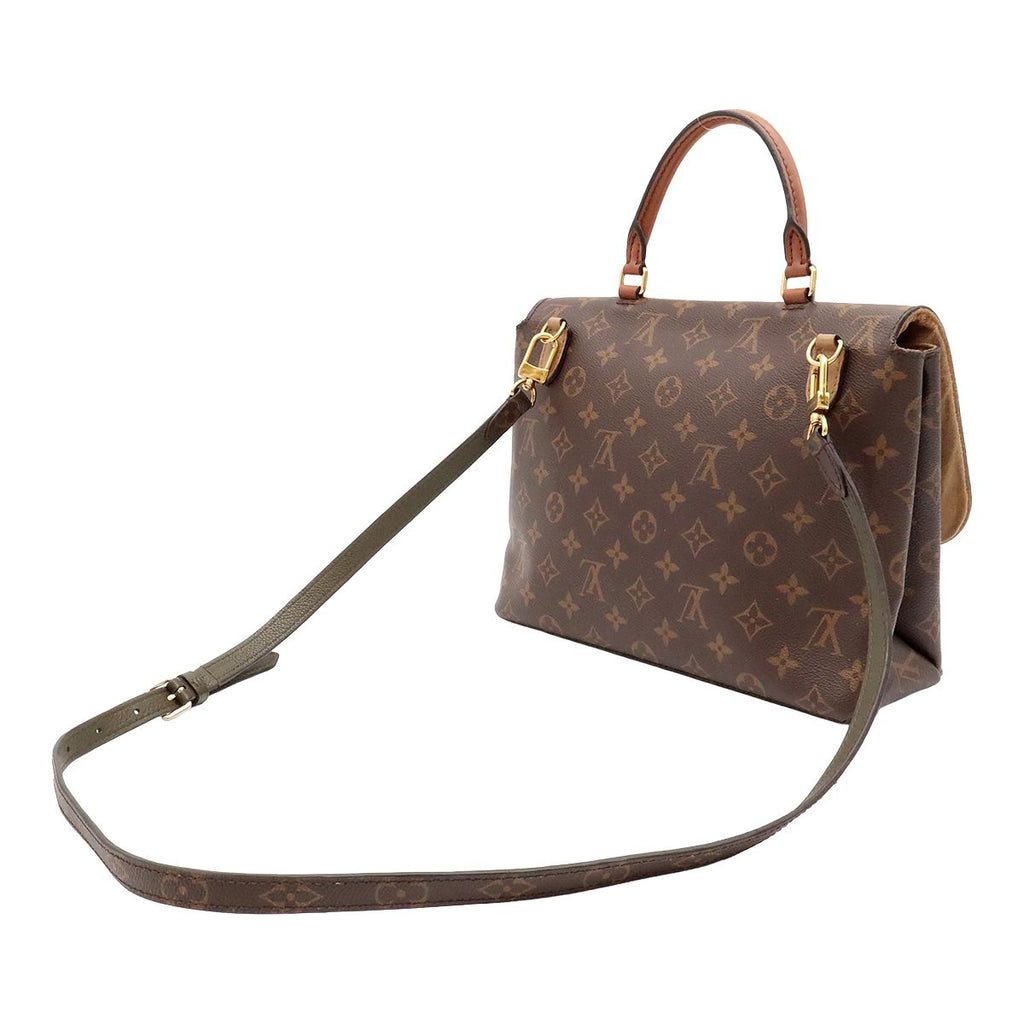 Louis Vuitton Monogram Marignan 2-Way Shoulder Bag Crossbody Leather Sesame — view 2