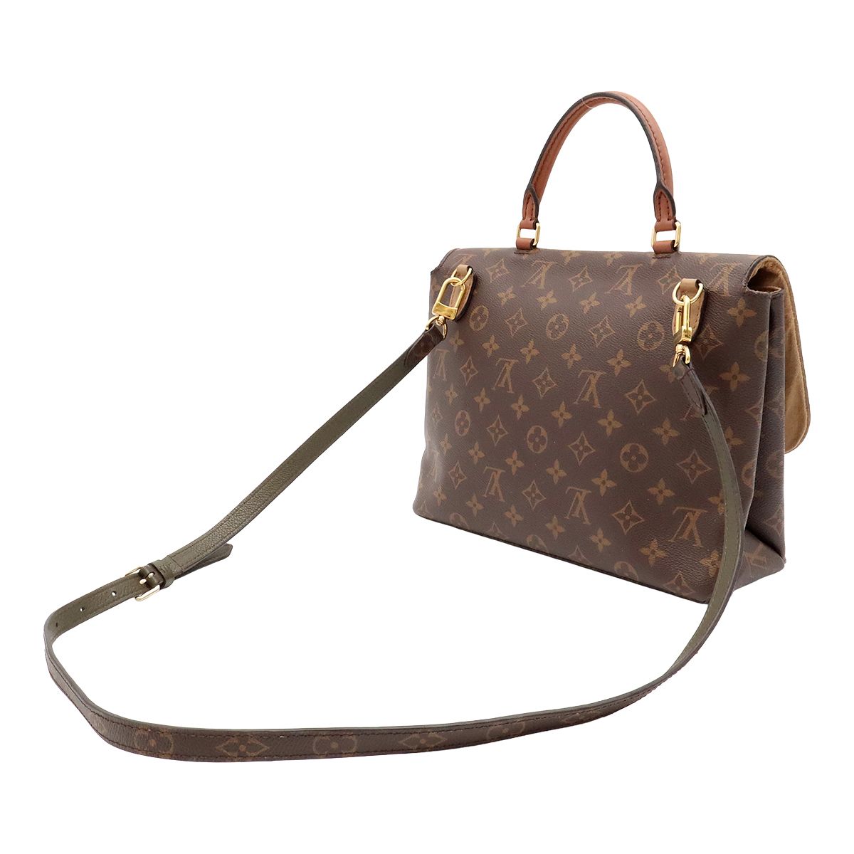 Louis Vuitton Monogram Marignan 2-Way Shoulder Bag Crossbody Leather Sesame — view 2