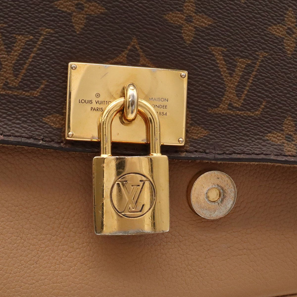 Louis Vuitton Monogram Marignan 2-Way Shoulder Bag Crossbody Leather Sesame — view 6