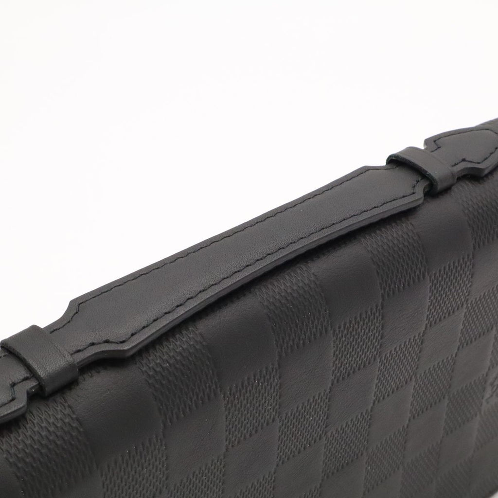 Louis Vuitton Damier Infini Zippy XL Clutch Leather Onyx Black — view 4