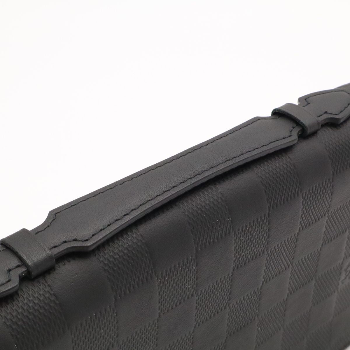 Louis Vuitton Damier Infini Zippy XL Clutch Leather Onyx Black — view 4