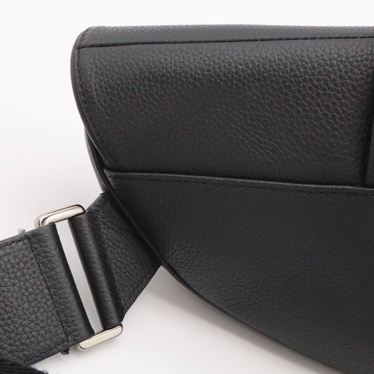 Dior Saddle Bag Leather Canvas Black — view 4
