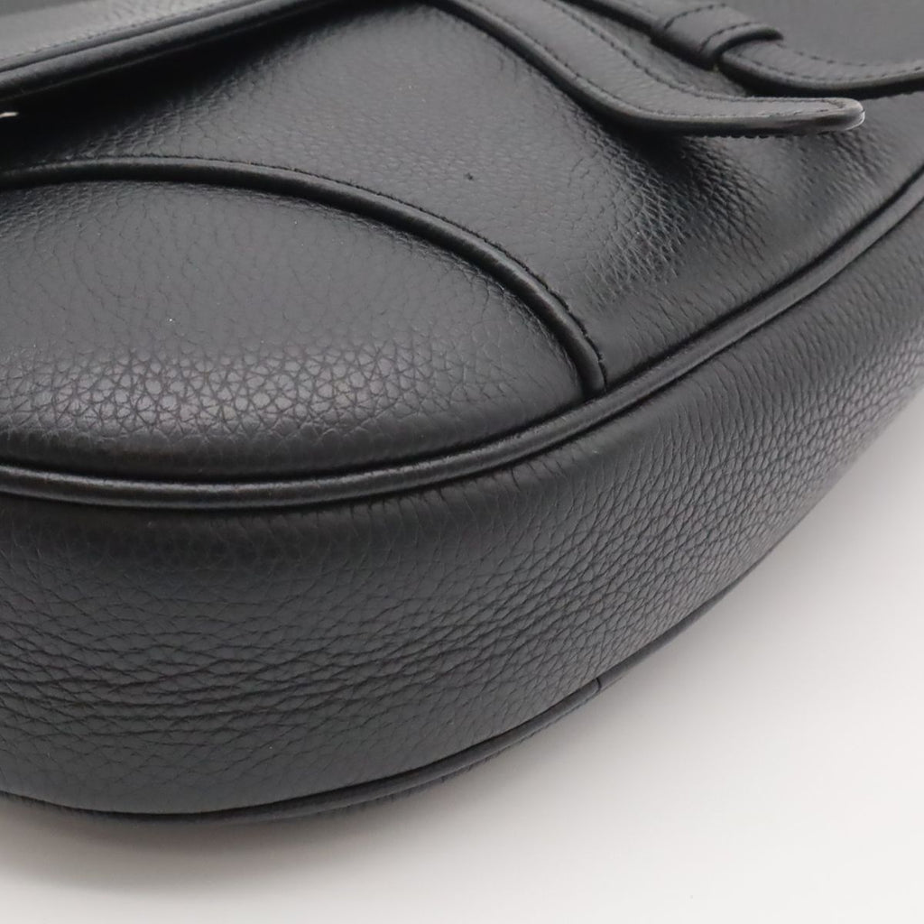 Dior Saddle Bag Leather Canvas Black — view 3