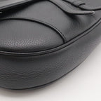 Dior Saddle Bag Leather Canvas Black — view 3