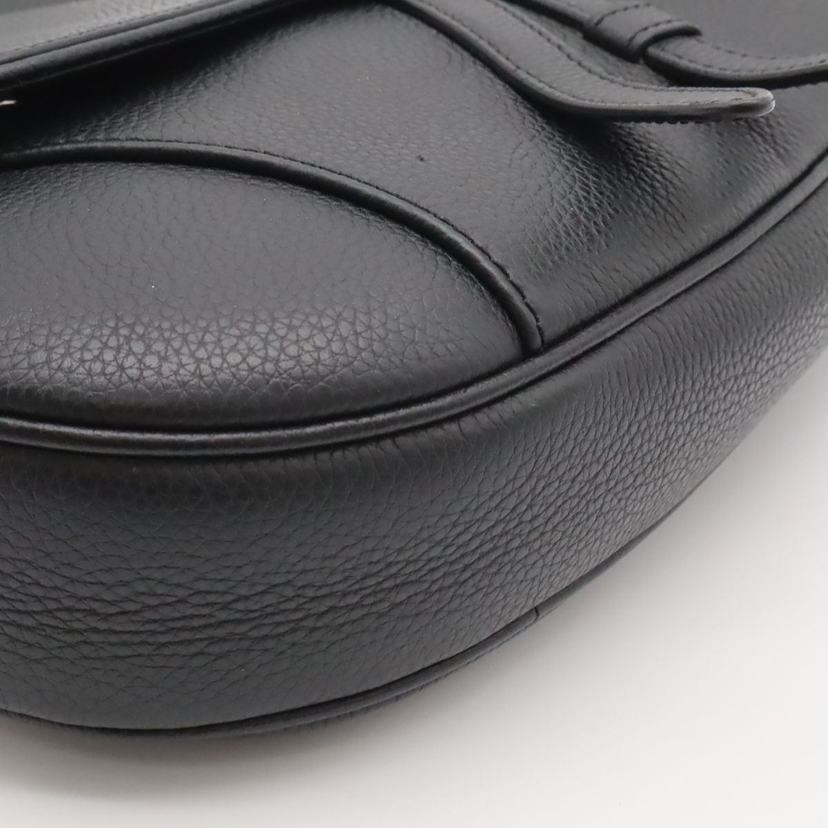 Dior Saddle Bag Leather Canvas Black — view 3