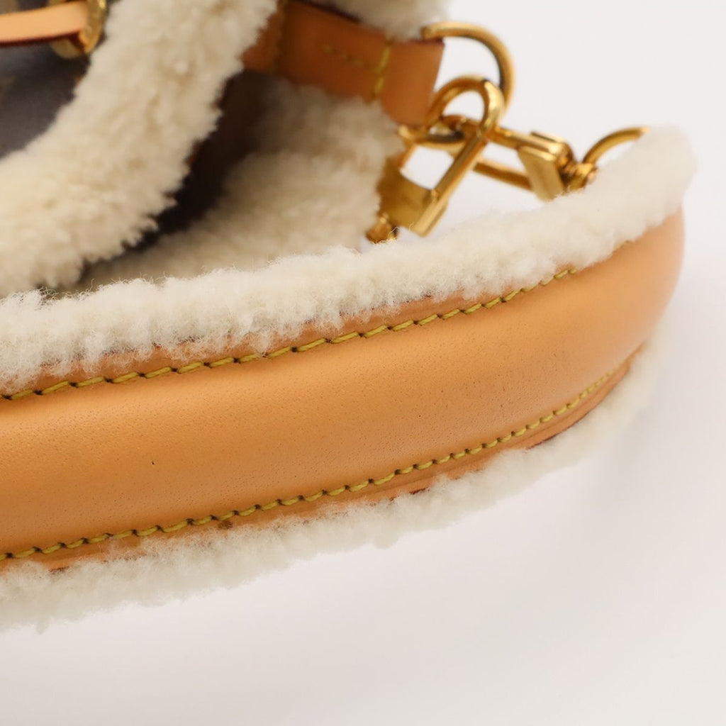 Louis Vuitton Cozygram Monogram Neo Noe BB 2-Way Shoulder Bag Shearling Fleece — view 5