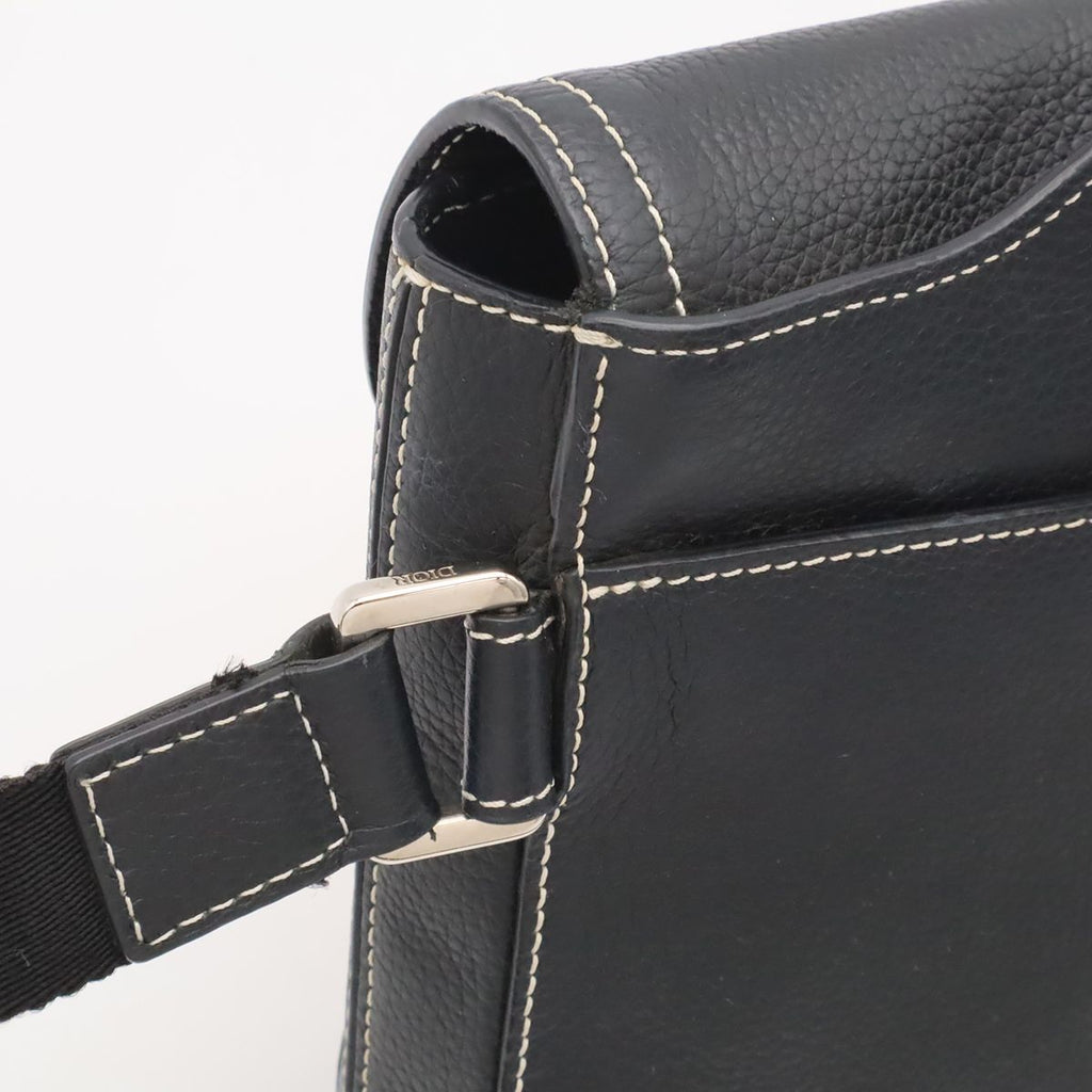 Dior Saddle Mini Bag Shawn Stussy Collaboration Leather Skull Black — view 6