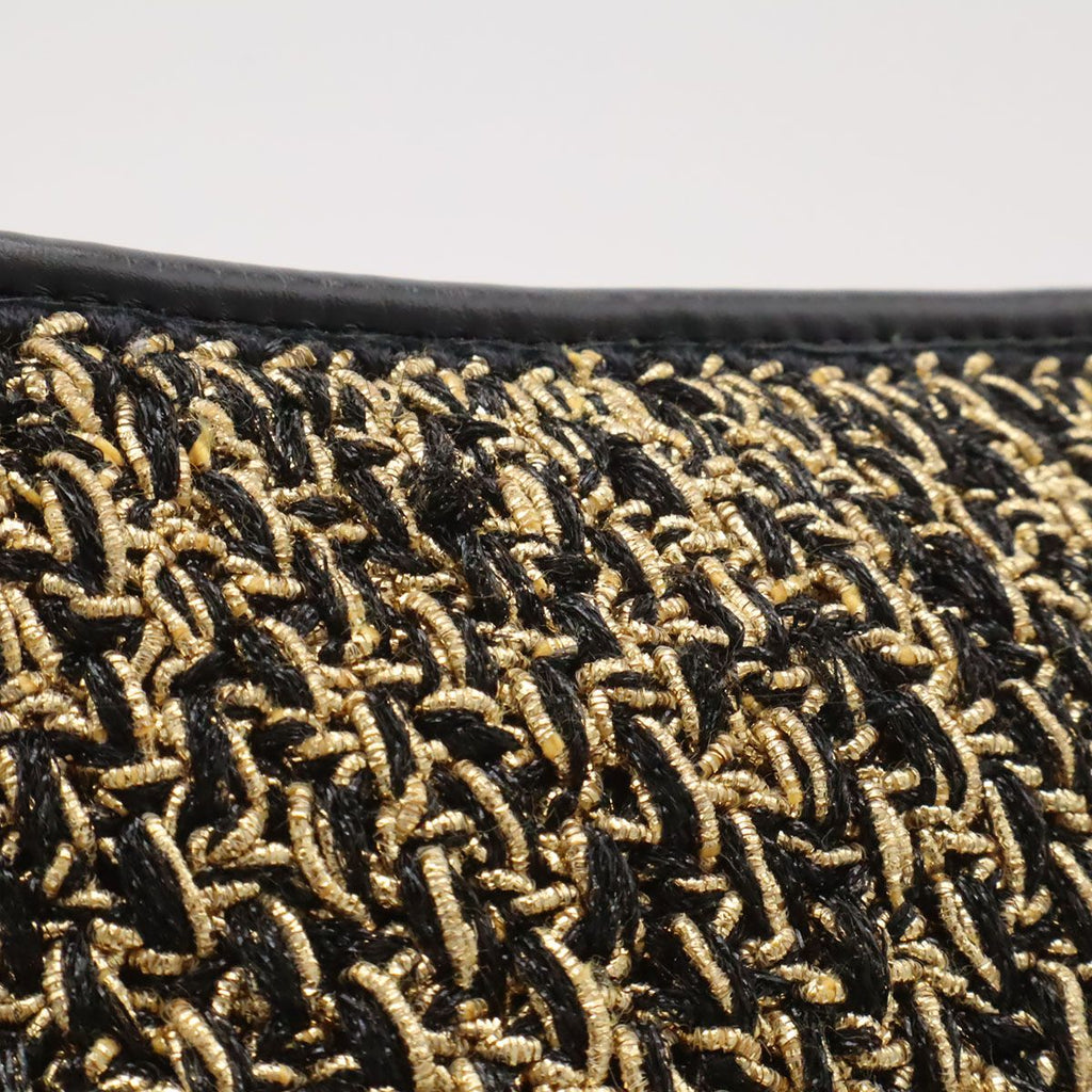 Chanel Gabrielle de Chanel Tweed Small Hobo Shoulder Bag Chain Gold Black — view 7
