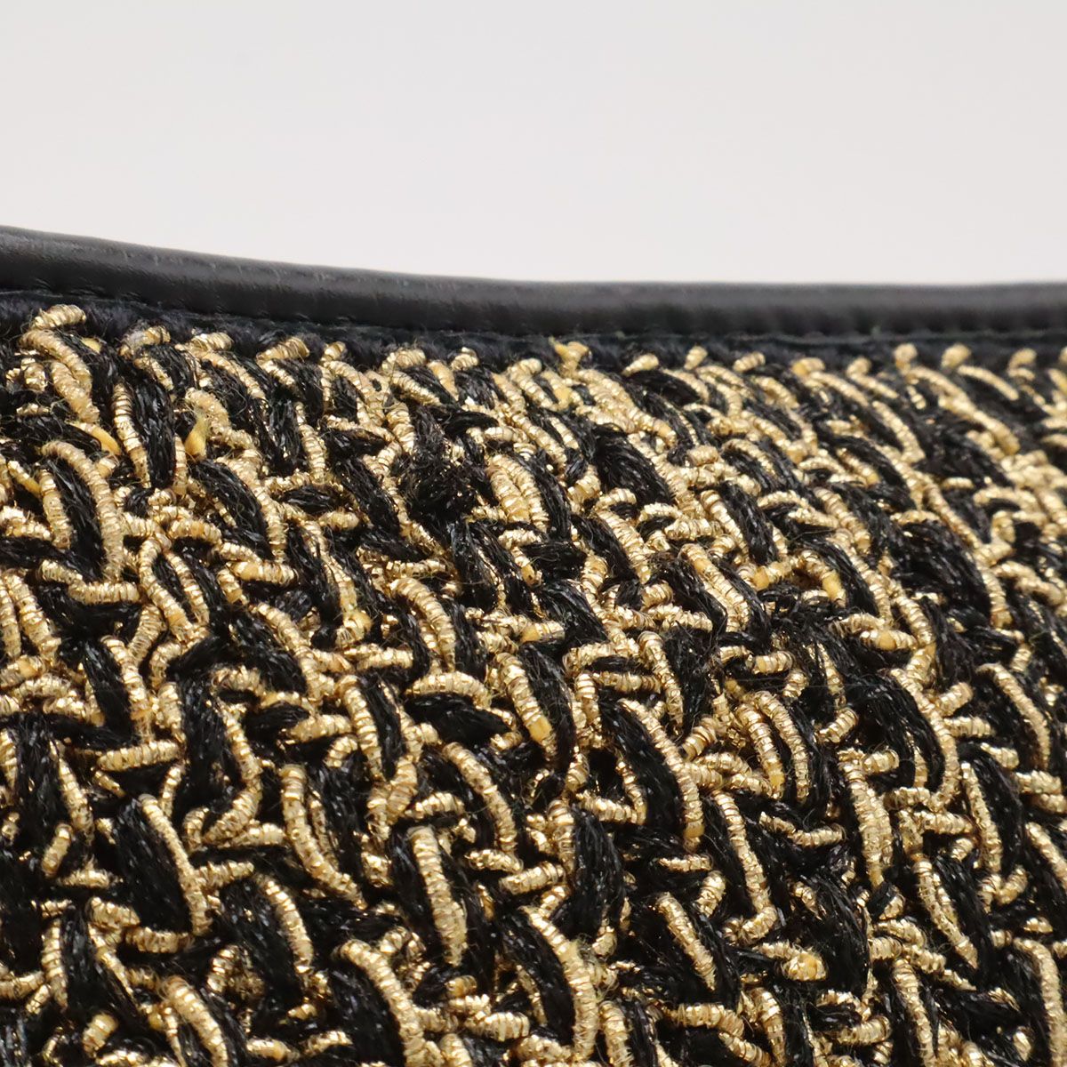 Chanel Gabrielle de Chanel Tweed Small Hobo Shoulder Bag Chain Gold Black — view 7