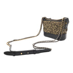 Chanel Gabrielle de Chanel Tweed Small Hobo Shoulder Bag Chain Gold Black — view 2