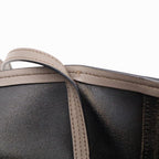 Prada Tote Bag Shoulder Leather Gray Gold — view 5