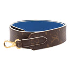 Louis Vuitton Monogram Shoulder Strap Only Blue Gold