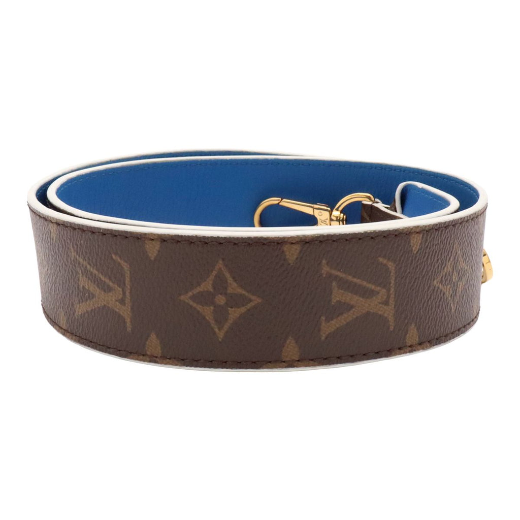 Louis Vuitton Monogram Shoulder Strap Only Blue Gold — view 2