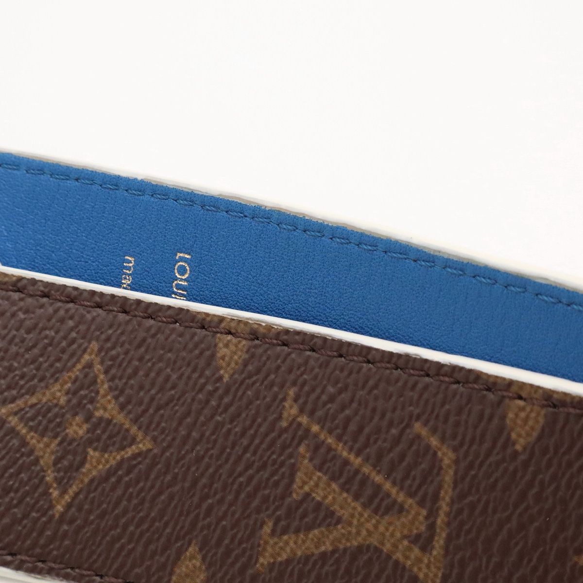 Louis Vuitton Monogram Shoulder Strap Only Blue Gold — view 4