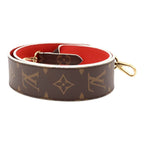 Louis Vuitton Monogram Shoulder Strap Only Red Gold — view 2