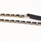 Chanel Quilted Chain Shoulder Bag Pochette Leather Black — view 5