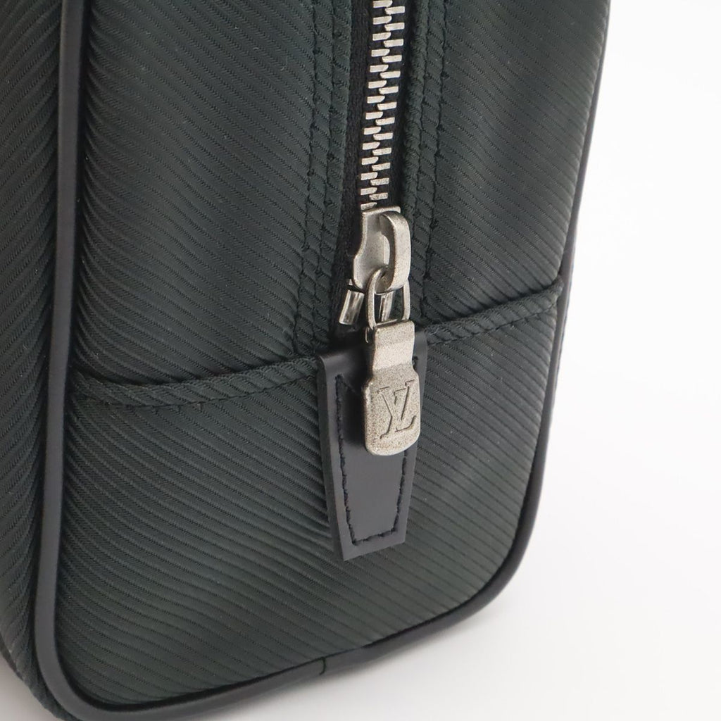 Louis Vuitton Taiga Parana Second Bag Handbag Canvas Leather Ardoise Black — view 5