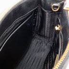 Prada Galleria Mini Bag Saffiano Leather Nero Black Gold — view 8
