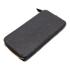 Louis Vuitton Monogram Empreinte Zippy Wallet Zip Around Leather Noir Black — view 2