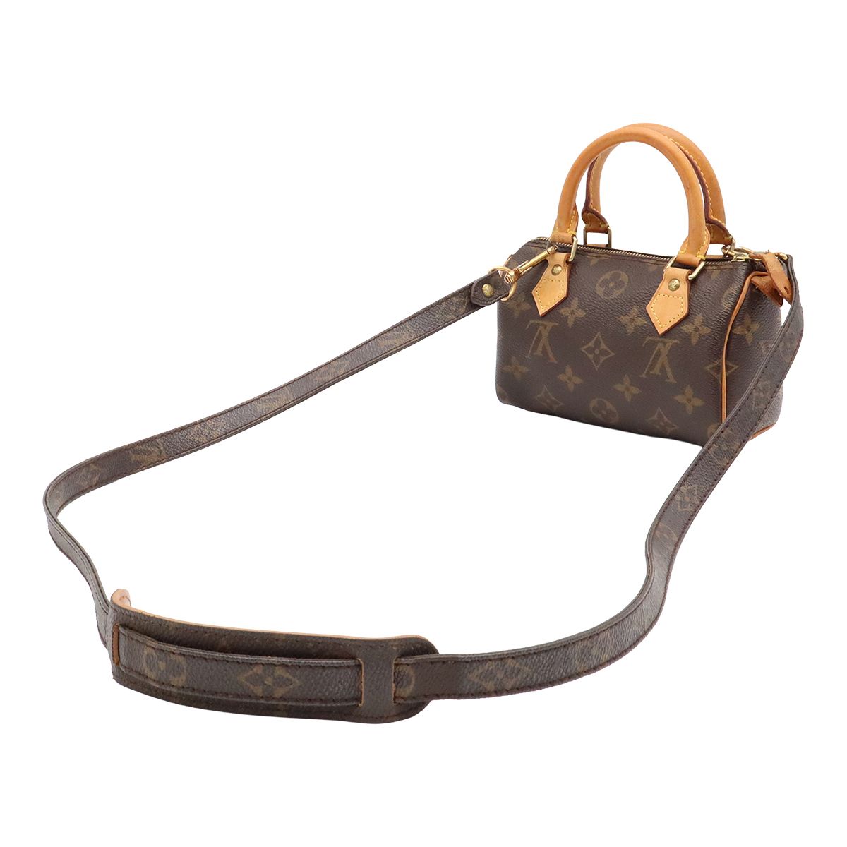 Louis Vuitton Monogram Mini Speedy Mini Bag Pouch Case 2-Way — view 2