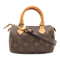 Louis Vuitton Monogram Mini Speedy Mini Bag Pouch Case 2-Way