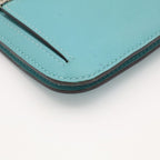 Hermes Dogon Recto Verso Long Wallet Bifold Veau Swift Blue Atoll Silver — view 3