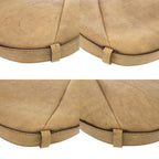 Saint Laurent Vintage Mombasa Leather Beige Shoulder Bag — view 4