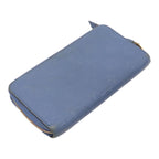Louis Vuitton Monogram Empreinte Zippy Wallet Zip Around Denim Ankle Blue — view 2