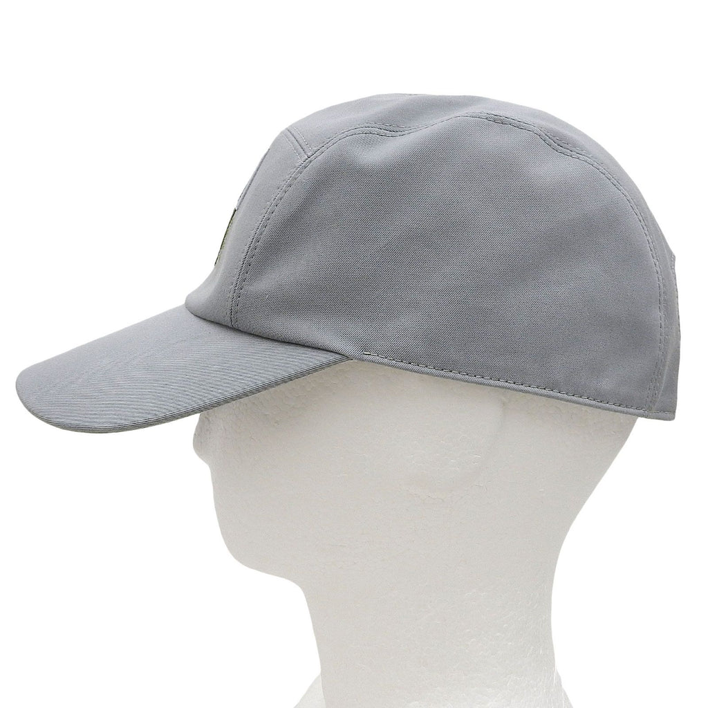 Hermes Nevada Puzzle Sellier Buttons Leather Use Hat Baseball Cap Gray 57 — view 3