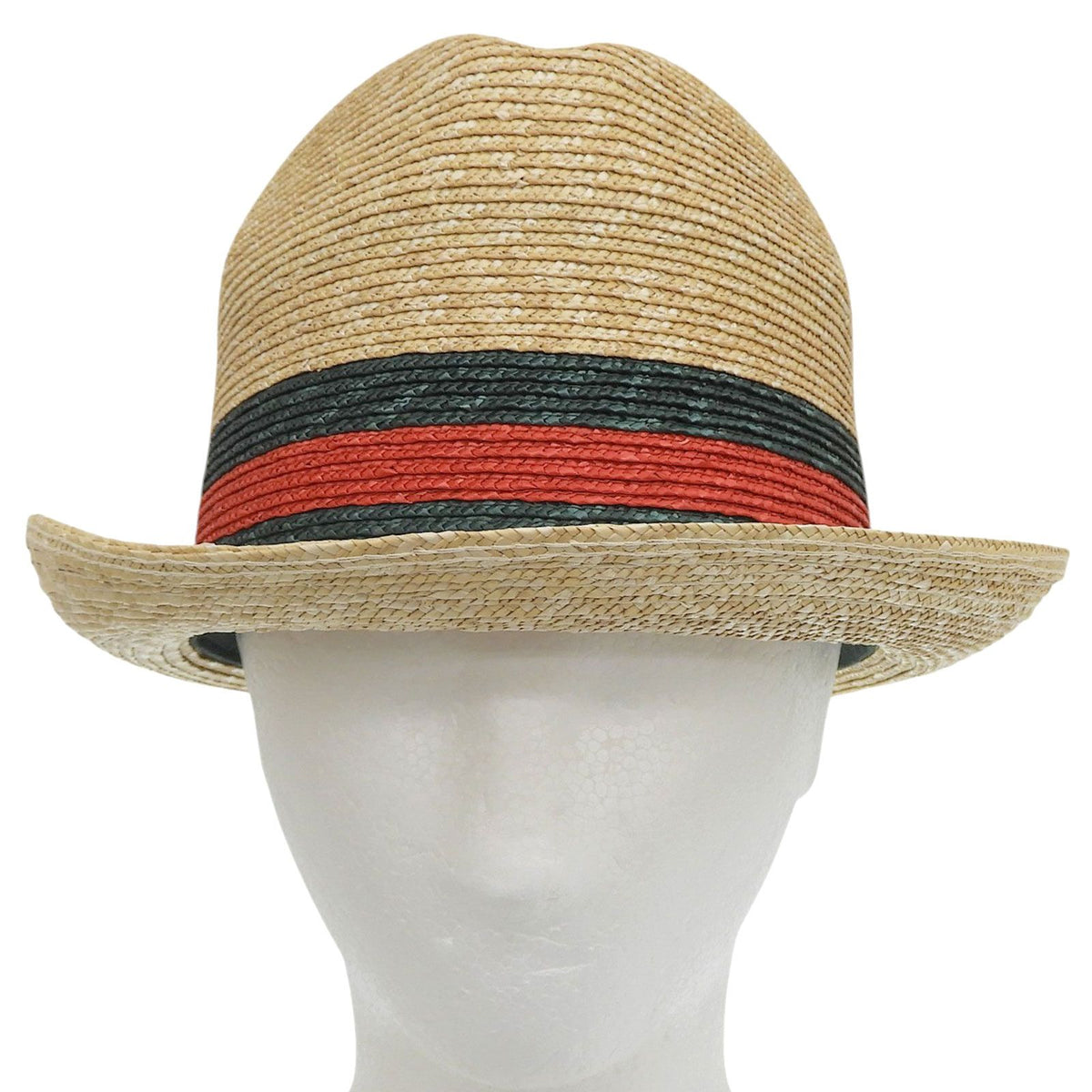 Gucci Sherry Line Web Straw Hat Natural — view 3