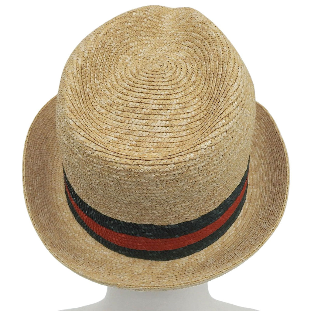 Gucci Sherry Line Web Straw Hat Natural — view 5