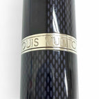 Louis Vuitton Grand Tour Damier Graphite Ballpoint Pen Black Silver Handwriting — view 5