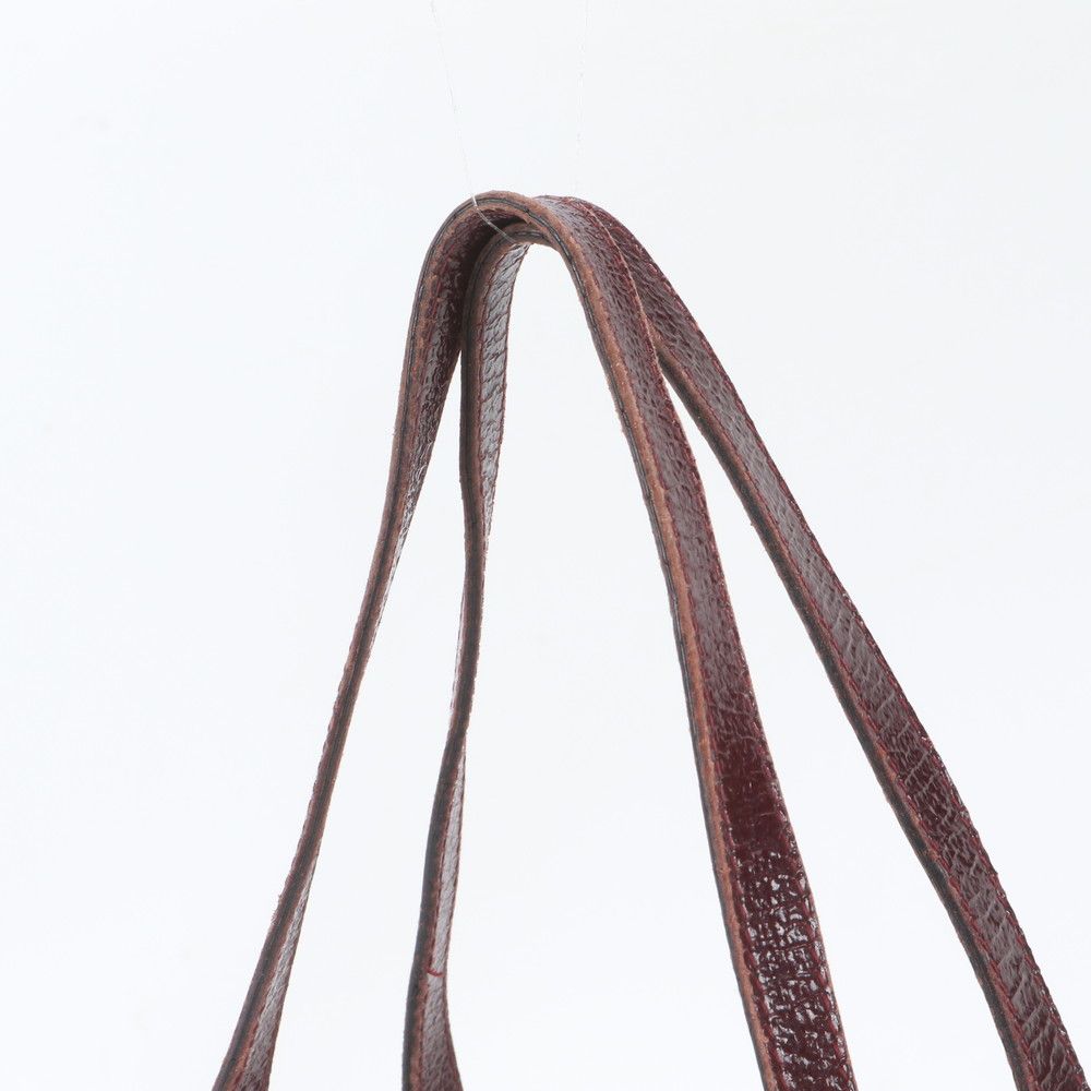 Gucci GG Canvas Eclipse Leather Tote Bag Shoulder Hand Brown — view 2
