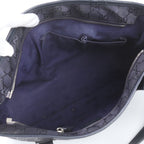 Gucci GG Supreme Leather Tote Bag Shoulder Hand Navy — view 7