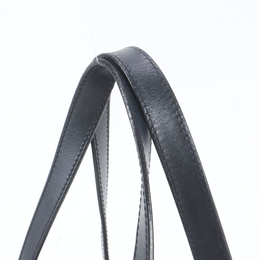 Gucci GG Supreme Leather Tote Bag Shoulder Hand Navy — view 2
