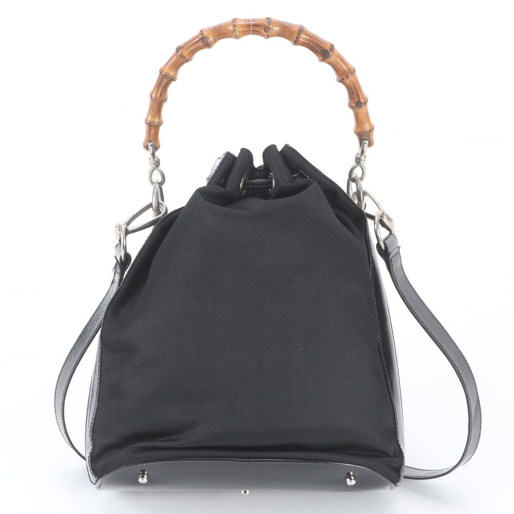 Gucci Vintage Bamboo Leather 2-Way Shoulder Bag — view 4