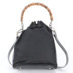 Gucci Vintage Bamboo Leather 2-Way Shoulder Bag — view 4