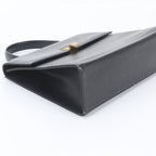 Dior Vintage Leather Handbag Tote Black — view 5