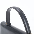 Dior Vintage Leather Handbag Tote Black — view 2